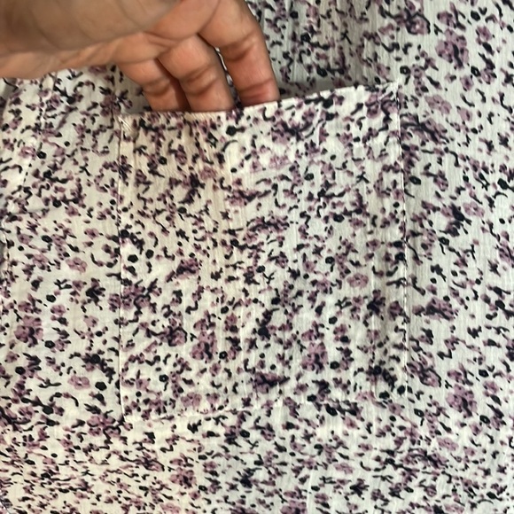 J.Jill Floral Long Sleeve Top Size XL - Picture 6 of 7